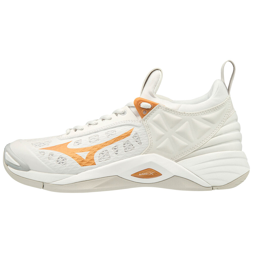 Scarpe da netball Mizuno WAVE MOMENTUM NB Donna - Bianche - 64708-HCRJ